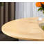 (couleur de bois naturel): table ronde, table de salle à manger moderne, table de salle à manger, plateau en MDF et table tulipe ronde en acier, table de cuisine, table basse de salon de style Mid-Century 24 pouces, table de salle à manger ovale