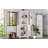 Tall Corner Cabinet With Doors, Open Shelves, Eco-Friendly MDF, Safety Design