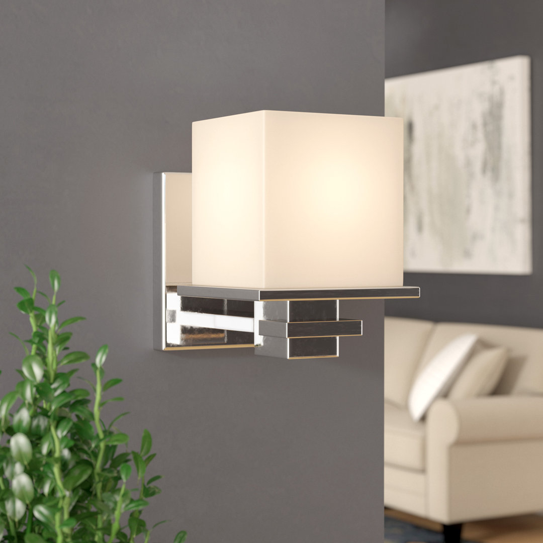 Muncy 1-Light Armed Sconce Latitude Run® 