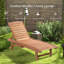 Chaise longue d'extérieur Outsunny