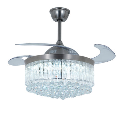Amaan 42'' Ceiling Fan with LED Lights