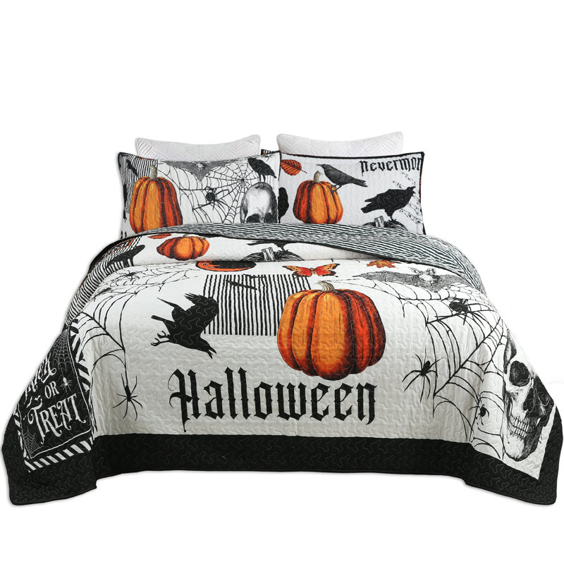 ME500 Polyester Quilted Animal Print Quilt, King Quilt + 2 King Shams