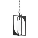 Enzo 1 Light Large Lantern - Gesso White
