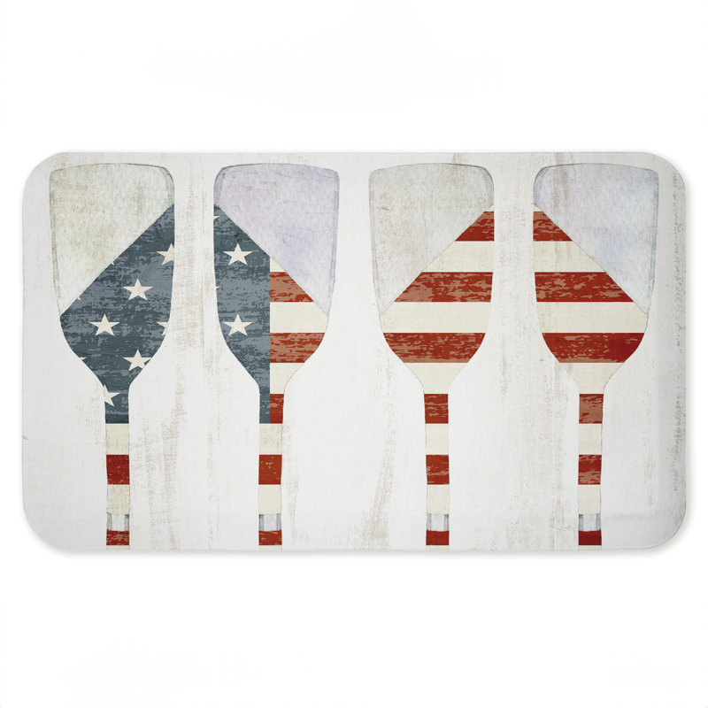 Tapis de sol Patriotic Flag Boat Paddles, Patriotic Flag Boat Paddles