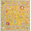 Oushak Southwestern Area Rug in Yellow