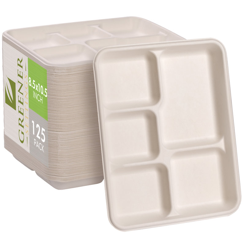Assiette à dîner jetable pour 125 invités