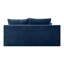 Causeuse bleue sans accoudoirs, sans accoudoirs, pour 2 personnes