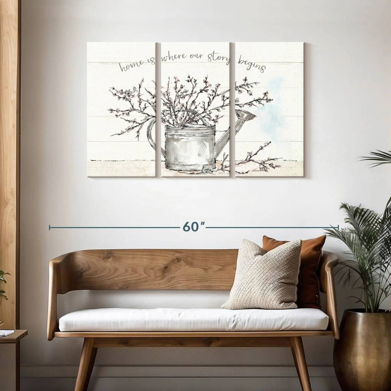 Country Love I, 28" H x 45" W