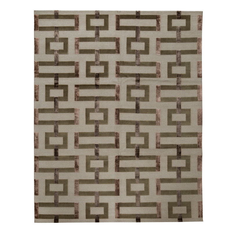 Hand Knotted Area Rug in Cashmere
