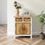 Armoire d'appoint avec deux tiroirs et tablette Vine Weaving Design