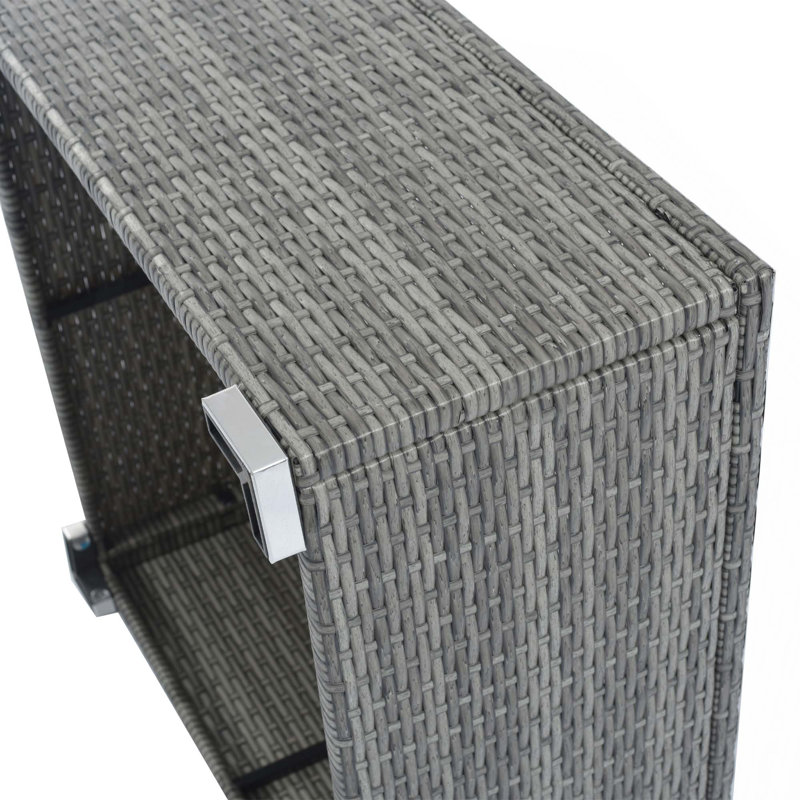 Ensemble de 8 meubles de patio pour l'extérieur, ensemble de canapé en osier de conversation de jardin, canapé simple combinable, coussins, osier
