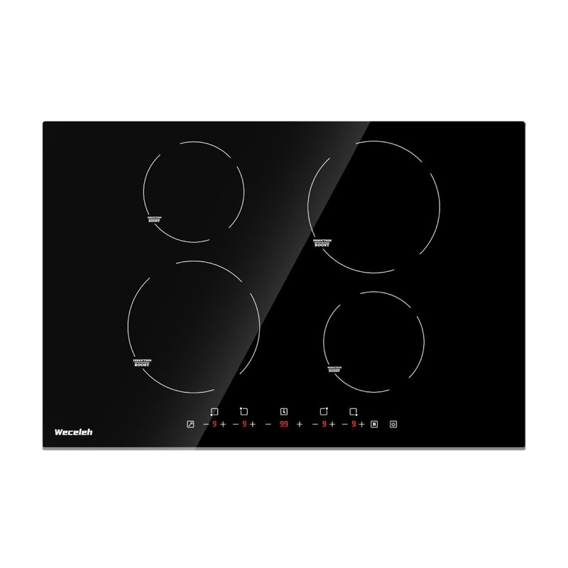 Induction Cooktop 30 inch with 4 Burners, Boost