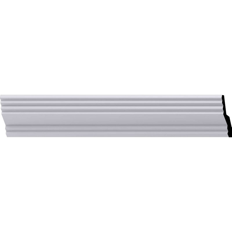 Moulure couronnée traditionnelle Adonis H 1 3/4 po x P 4 po x P 4 1/2 po x L 94 1/2 po