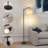 63'' Floor Lamp with Dimmable Bulb and Remote Control
