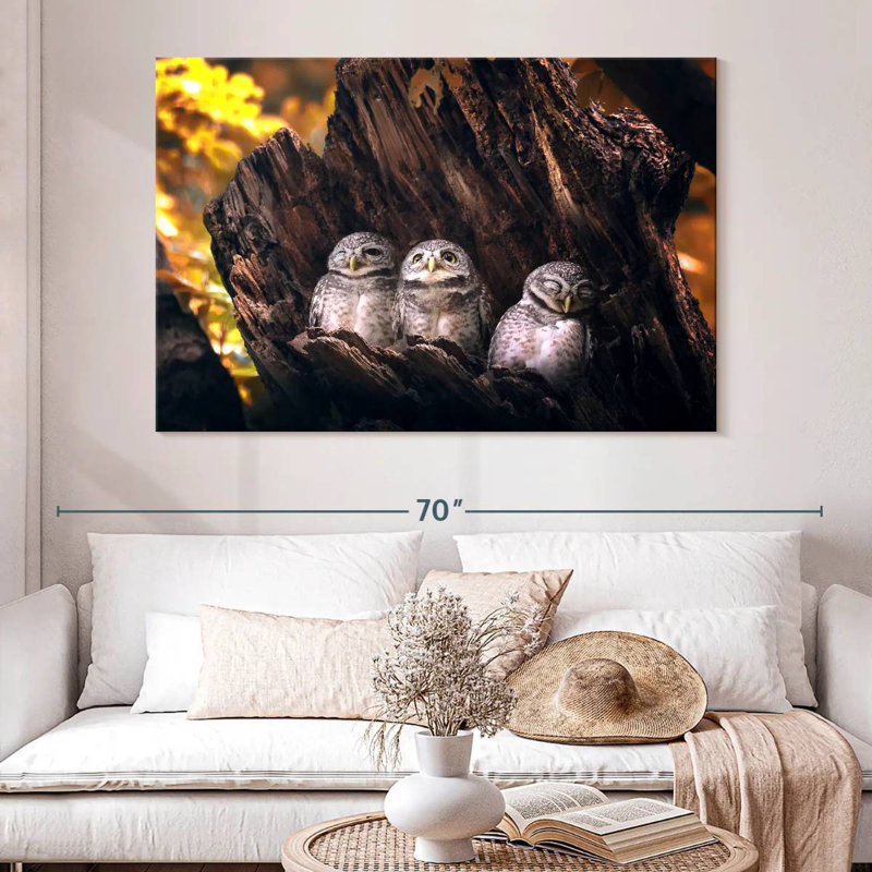 Brampt Birds In Tree, 34" H x 51" W