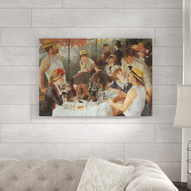 'Luncheon on the Boat Party' by Pierre-Auguste Renoir Painting Print