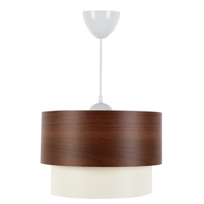 Luminaire suspendu tambour simple à 1 lumière Dalpe