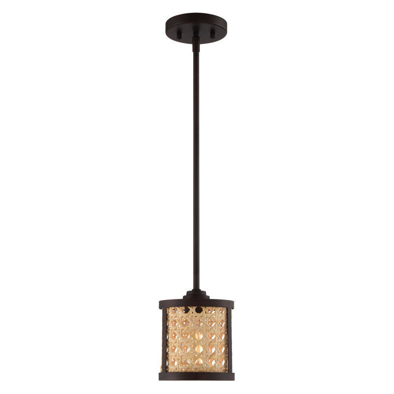 Luminaire suspendu tambour simple à 1 lumière Raynham