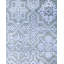Tapis noué à la main de conception unique Ikat - bleu, 8 pi 0 po x 10 pi 2 po