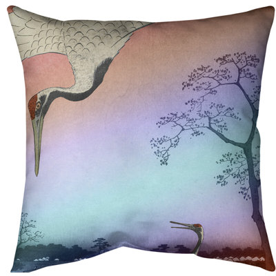 Housse de coussin Japanese Cranes Euro