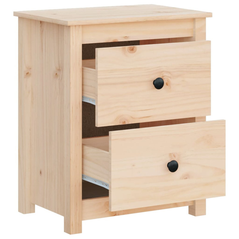 50cm W Bedside Table, Tan