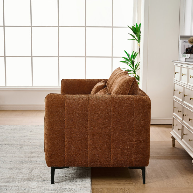 Canapé Beatrice, 2 Sofas, Caramel