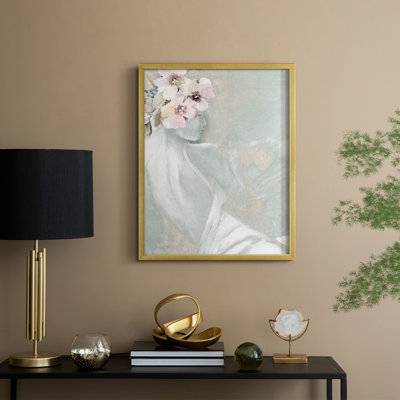 Whisper I Framed Print - Solid Wood