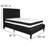 Aluino Panel Tufted Upholstered Platform Bed and Pocket Spring Mattress-29840002-29840000
