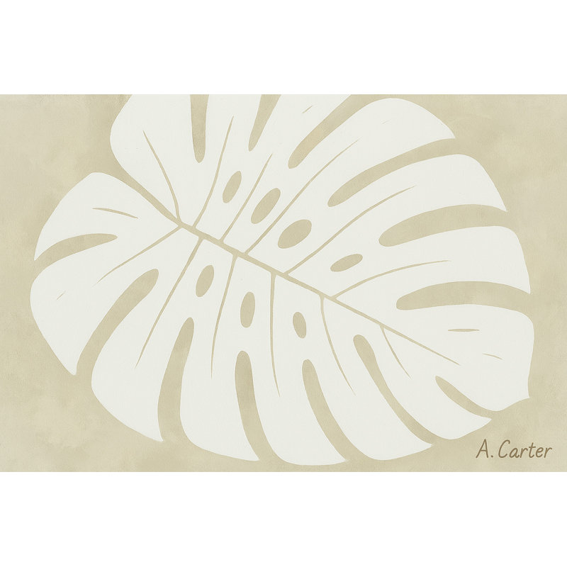 «Tropic Lines I - Horizontal» par A. Carter - Art mural sur toile tendue