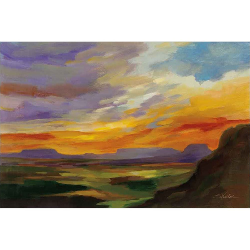«Sonoran Desert Sunset» par Silvia Vassileva, art mural sur toile