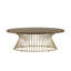 Table basse en bois avec structure en métal-442876735