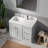 Disar Single Bathroom Vanity with Quartz Top-122120491-122120494