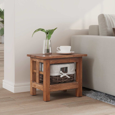 38cm W Solid Wood Bedside Table