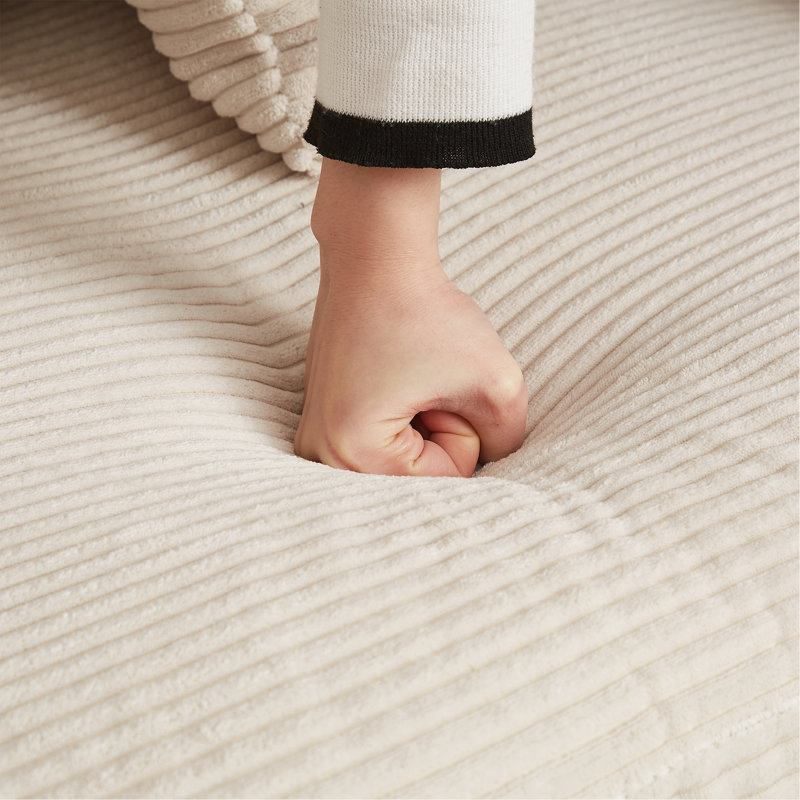 Canapé en L surdimensionné avec méridienne Luxe, Beige