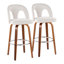 Ensemble de tabourets pivotants contemporains avec repose-pieds-1494522820