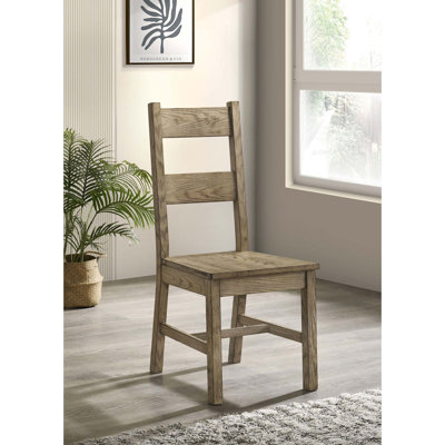 Classic Ladder-Back Dining Chairs Set of 2