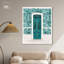 "Absolument Sarcelle" sur toile, impressions rétro par Everly Quinn-139850190-134922794