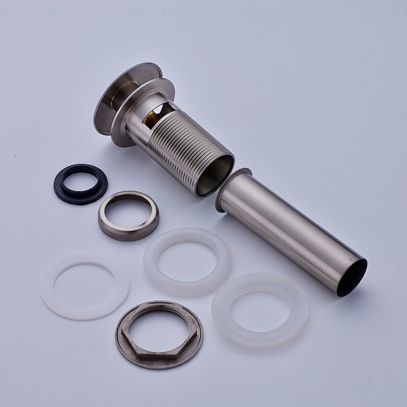 8'' W Pop-Up Yes, Brushed Nickel