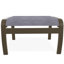 Repose-pieds d'extérieur avec coussin Askar-20102286-46049348
