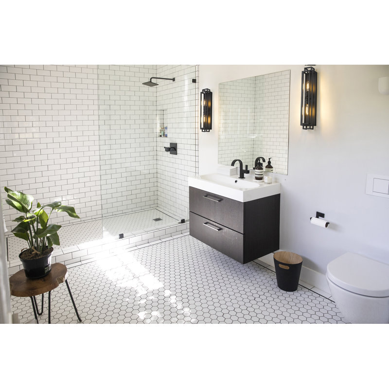 Meuble-lavabo 2 lumières Titania