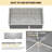33" L x 19" W Undermount Double Bowl Kitchen Sink Low-Divide Double Bowl 60/40 Stainless Steel Sink