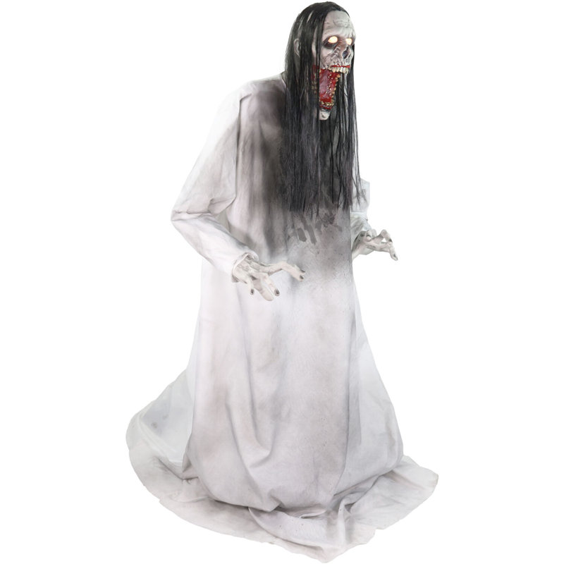 «Cursed Wedding Haunted Hill Farm» 5,9 pi. Capteur de mouvement Louvoyer d'Halloween animatronique par Tekky