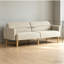 3 Seater Velvet Sofa Bed-1710655667
