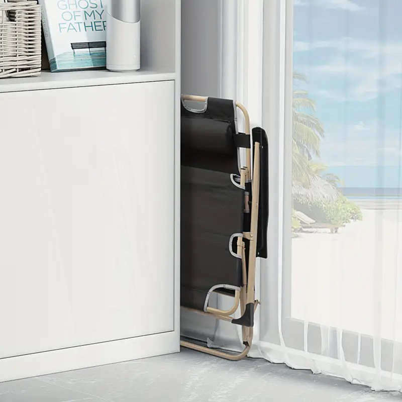 Chaise longue avec dossier réglable