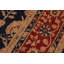 Tapis oriental noir / rouge en laine noué à la main 8 pi 1 po x 11 pi 1 po Oriental