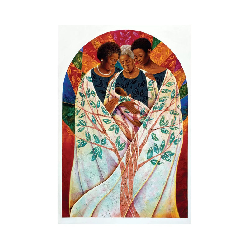 Family Tree - Wrapped Canvas Print, 101.6 cm H x 66.04 cm W x 1.91 cm D