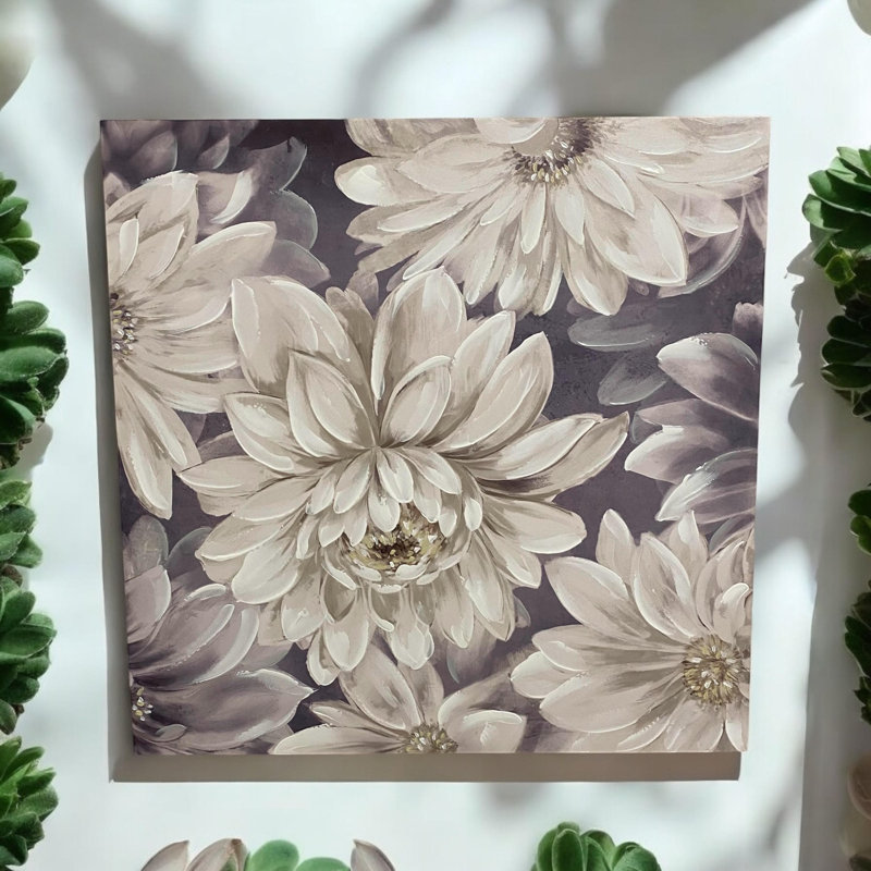 White Flower - Wrapped Canvas Print