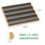 Organisateur de tiroir à café pour capsule Nespresso Vertuo, plateau de rangement en bambou pouvant contenir 40 grandes ou 52 petites capsules Vertuoline