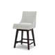 Neri Upholstered Swivel Counter Stool (Set of 3)