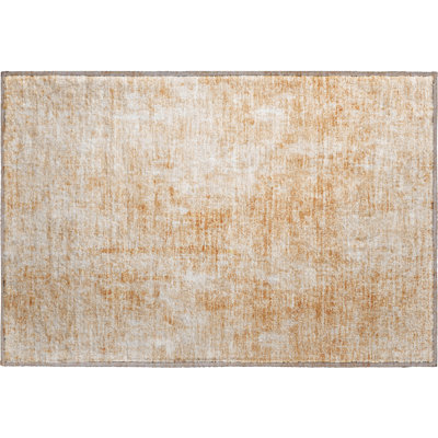 Premium Machine Washable Arnette Terracotta Rug